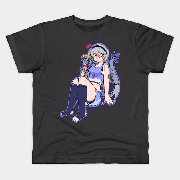 Casual Corrin Kids T-Shirt by wisdomeel